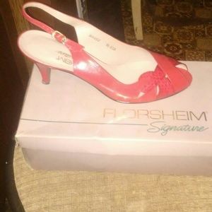 Stylish red womens shoe